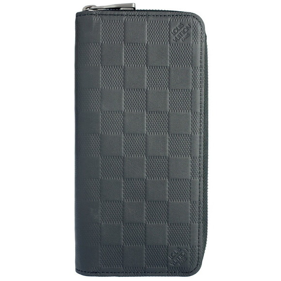 Louis Vuitton Infini Zip Damier Long Wallet Black Vertical Zippy - Picture 1 of 5
